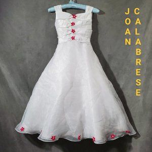 Joan Calabrese Flower Girl Wedding Dress Girls Size 8